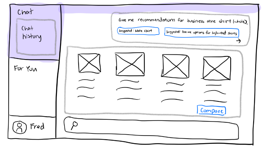 Birdie Sketch: Product Search