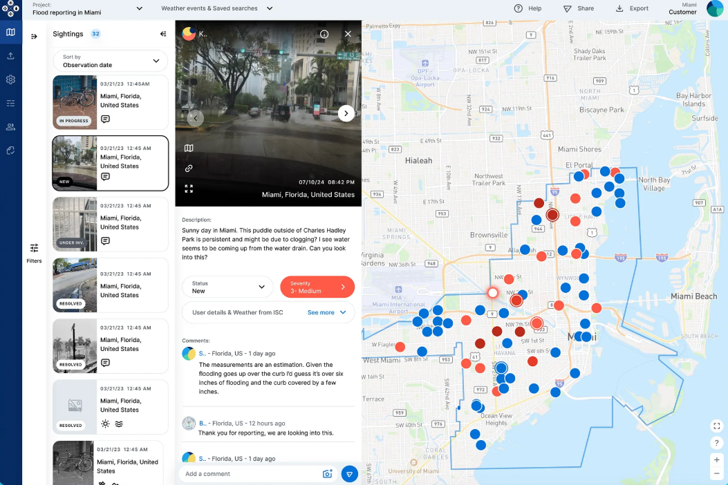 Flood Map UI